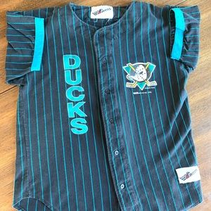 1993 Anaheim Mighty Ducks baseball jersey.